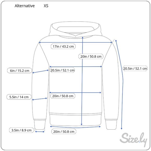 Alternative Apparel XS Striped Black & White Pullover Hooded Top XS NWT - Picture 2 of 5